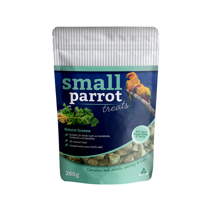 Peckish 200g Small Parrot Treats Natural Greens