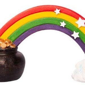 Aqua One Rainbow w/ Pot Of Gold Medium Ornament 12x4x6.5cm (37500M)