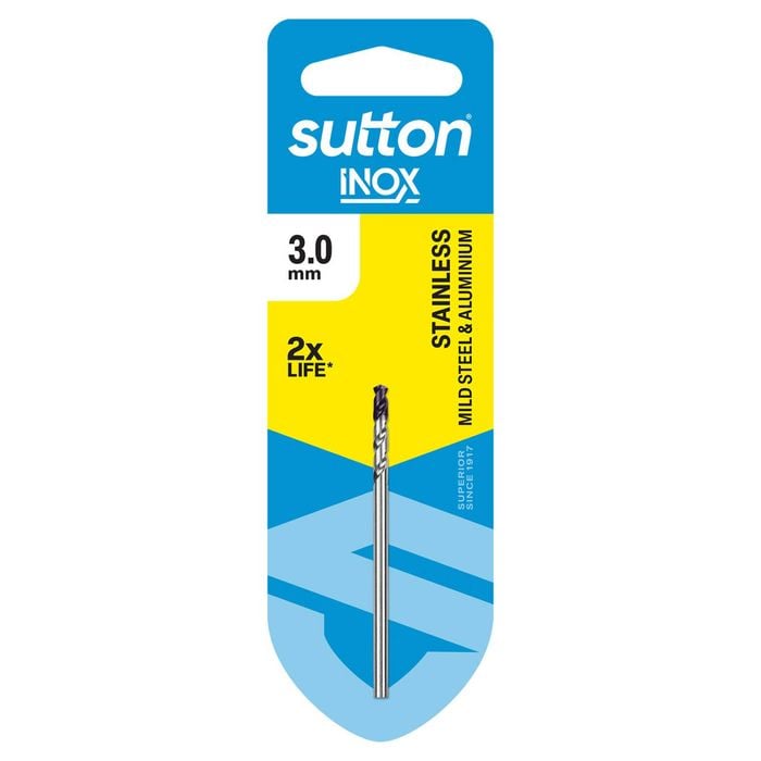 Sutton Tools INOX Stainless Steel Jobber Drill Bit