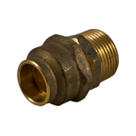 Brasshards 20FL x 20MI Brass Male Flared Compression Union