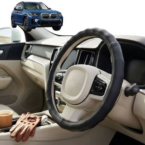 Australian Goose Steering Wheel Cover for BMW iX3 2022 - Current (G08) Circle Black