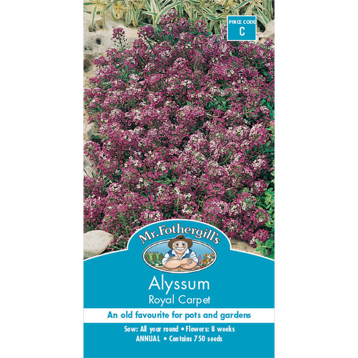 Mr Fothergill's Royal Carpet Alyssum Flower Seeds