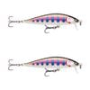 2x Rapala 9.5cm Countdown Sinking Hardbody Balsa Fishing Lures - Gilded Rainbow