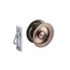 Gainsborough Aged Brushed Copper Round Passage Cavity Slider