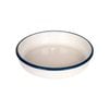 Urban Style Enamelware 28cm/2.8L Round Bowl w/ Blue Rim - White