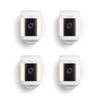 Ring White Battery Spotlight Cam Plus - 4 Pack