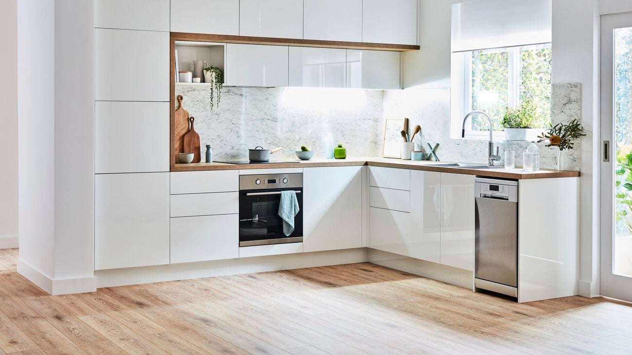Scandi style kitchen.