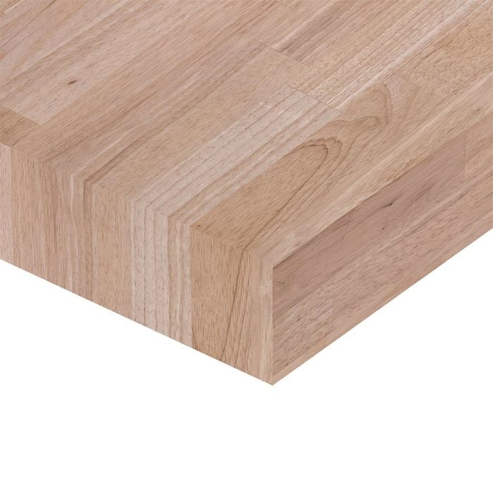 Kaboodle 2400 x 600 x 36mm Hevea Timber Benchtop