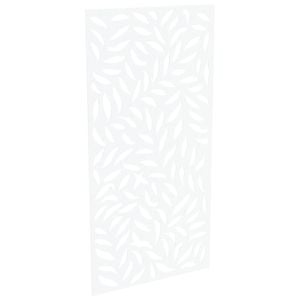 ProtectorAl 300 - 1200 x 1201 - 2400mm Pearl White Large Leaf Unframed Solid Aluminium Decorative Panel