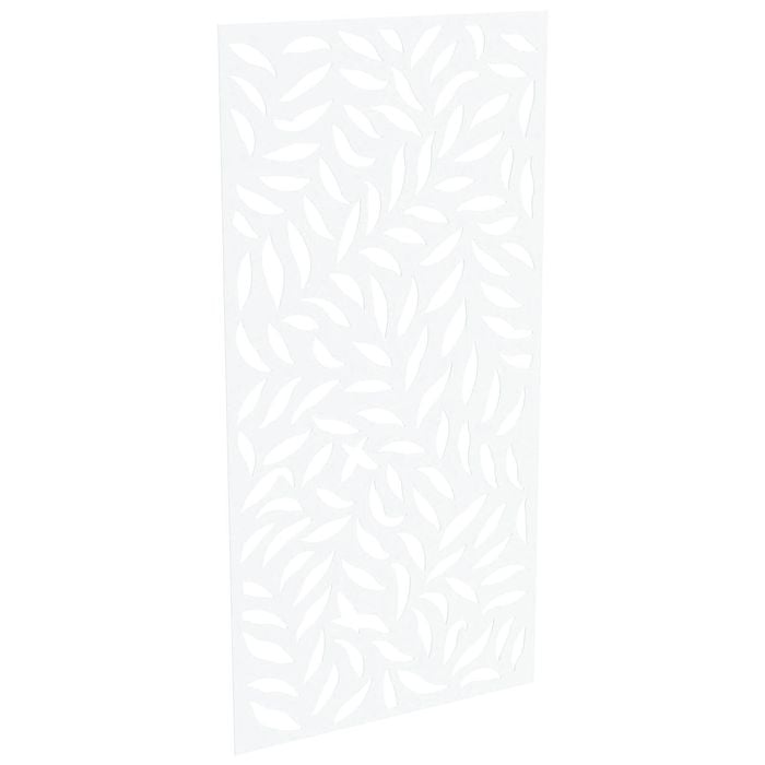 ProtectorAl 300 - 1200 x 1201 - 2400mm Pearl White Large Leaf Unframed Solid Aluminium Decorative Panel