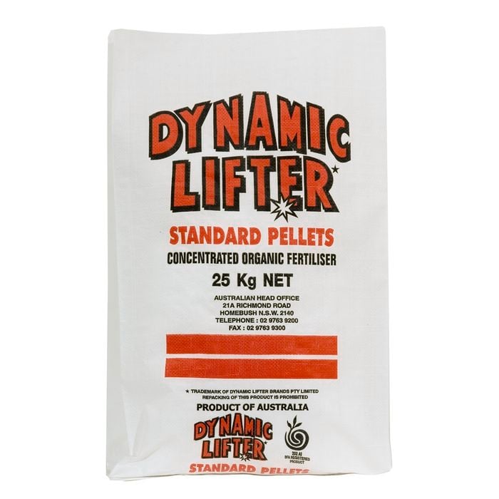 Yates 25kg Dynamic Lifter Standard Pellets Concentrated Plant Fertiliser