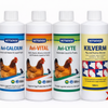 Vetsense Poultry Health Pack 4 X 500ml Avi Calcium Vital Lyte Kilverm Chicken