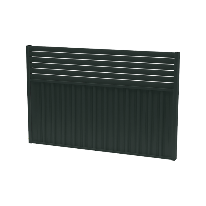 Sector Panel Fencing 1.2/0.3m Styleline Panel 2420mm Wide - 0.6m Karaka