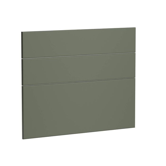 Kaboodle 900mm Saltbush Modern 3 Drawer Panels