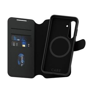Panzer Tango Wallet Phone Case for Samsung GS25 Luxury Leather Feel - Black
