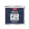 GRUNT 34L Kitchen White Tie Top Rubbish Bags - 100 Pack
