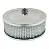 6-3/8" X 3" Air Cleaner Kit Chrome to Suit 2-5/16" Neck Carburetor Stromberg