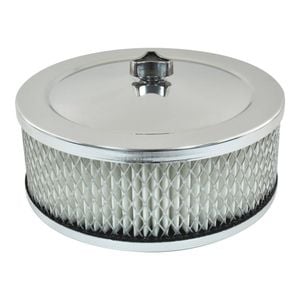 6-3/8" X 3" Air Cleaner Kit Chrome to Suit 2-5/16" Neck Carburetor Stromberg