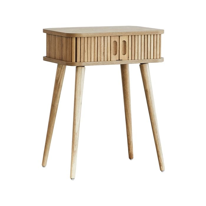 Cooper & Co. Curve 45cm Bedside Table Natural