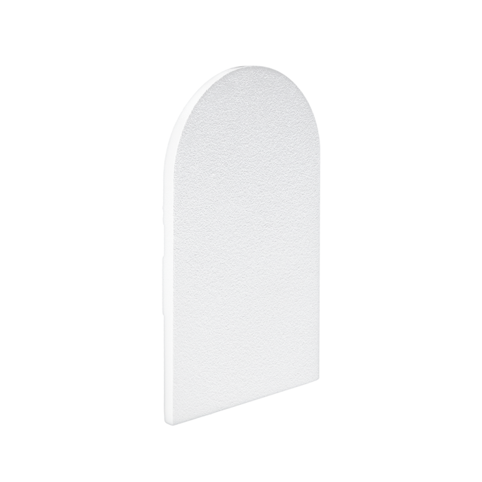 DECO 65 x 40mm Surfmist DecoBatten Radius End Cap