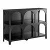 Hope Open Shelf Display Unit 3 x 2 Tier Black