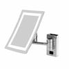 5X LED Magnifying Makeup Mirror - Wall Mount Vanity & Bathroom - Dolphy