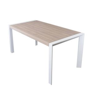 Torres 160cm Outdoor Aluminium Dining Table White