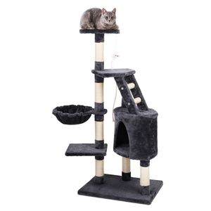 i.Pet Cat Multi Level 120cm Scratching Post Tower
