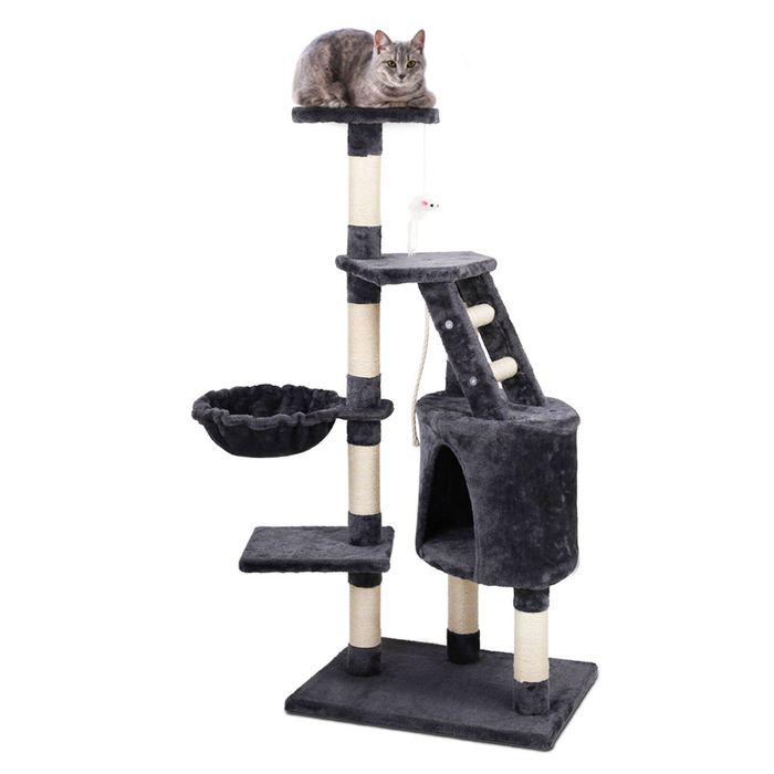 i.Pet Cat Multi Level 120cm Scratching Post Tower