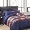 Luxor Single Cotton Deep Navy Design Quilt Cover Set