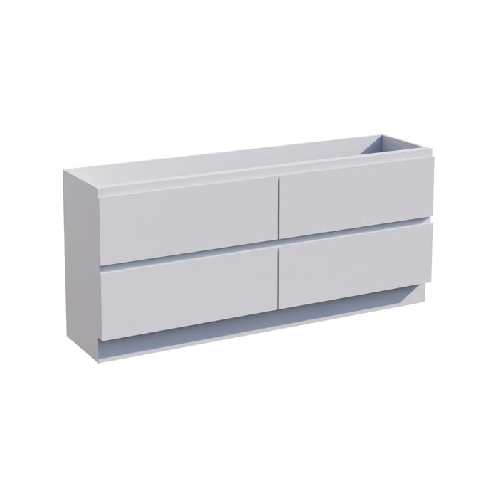 Stein 1800 x 450 x 810mm White Select Floor Standing Vanity - Cabinet Only