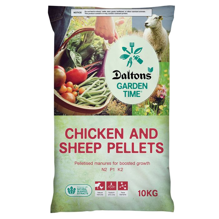 Daltons Garden Time 10kg Chicken And Sheep Pellets