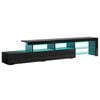 ALFORDSON Entertainment Unit 220cm LED Black