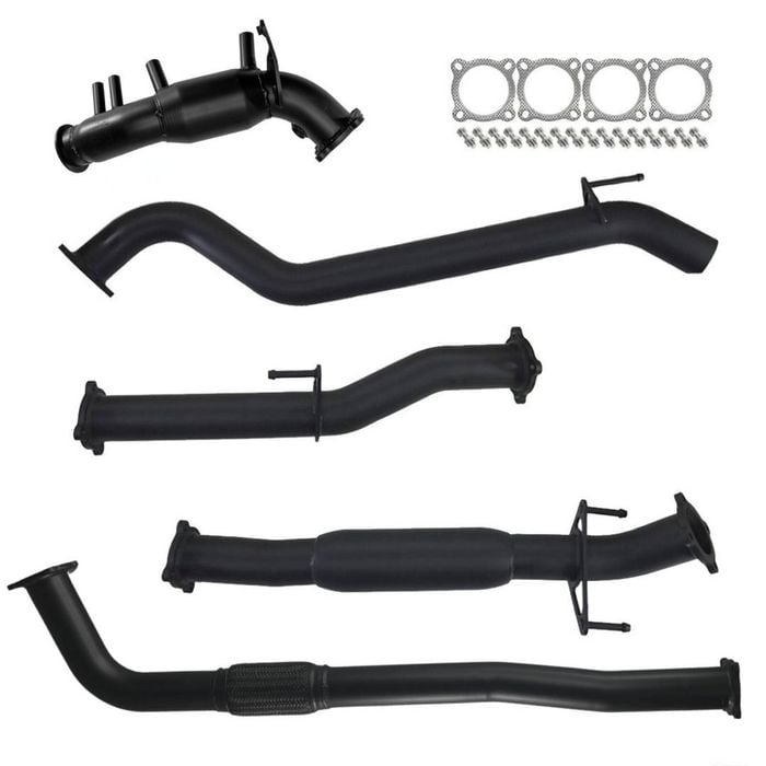Ignite Exhausts Turbo Back For Toyota Hilux 2.8l Cat With Hotdog 409 Stainless Steel