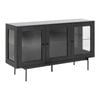 Modern Furniture KREMAN Sideboard Buffet 140cm - Black