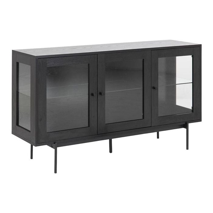 Modern Furniture KREMAN Sideboard Buffet 140cm - Black