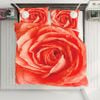 3D Red Flower 275 Bed Pillowcases Quilt Queen Size