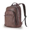 Tosca Vegan Leather Backpack Mens Travel Bag - Chocolate