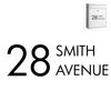 Numero Decal Custom House Address Sign Black - Large