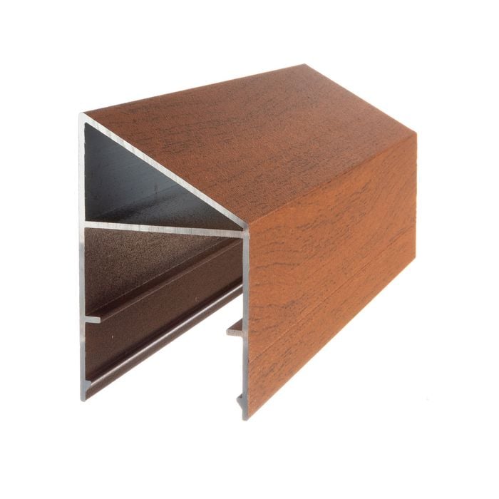 DECO 80 x 50mm 6.5m Ironbark DecoBatten QuickClick Angle Cover