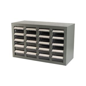 Montgomery Grey Metal 20 Drawer Organiser