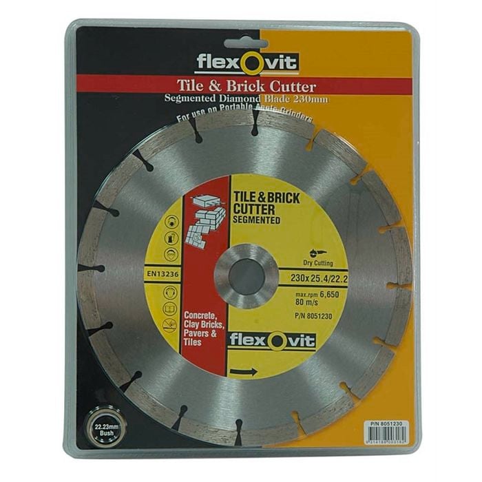 Flexovit Segmented Diamond Blade 230x25.4/22 8051230