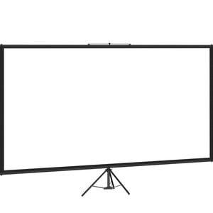 VEVOR 227x127cm Inflatable Movie Screen Black for Outdoor Parties Backyard Movie Night