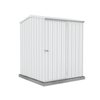 Absco Sheds 1.52 x 1.52 x 1.95m Surfmist Premier Single Door Garden Shed
