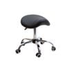 Saddle Stool - Ergonomic Office & Workshop Seating, Durable & Adjustable - Black