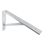 Carinya 400 x 300 x 50 x 6mm Heavy Duty Galvanised Stayed Straight Bracket