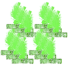 12x 1920s FLAPPER HEADBAND Headpiece Feather Sequin Charleston Gatsby Party BULK Green
