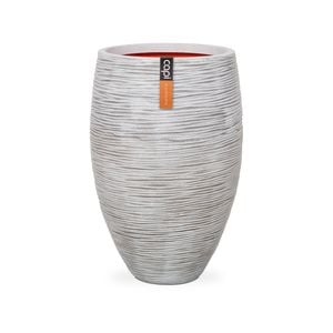 Capi 40 x 60cm Ivory Rib Outdoor Plant Pot
