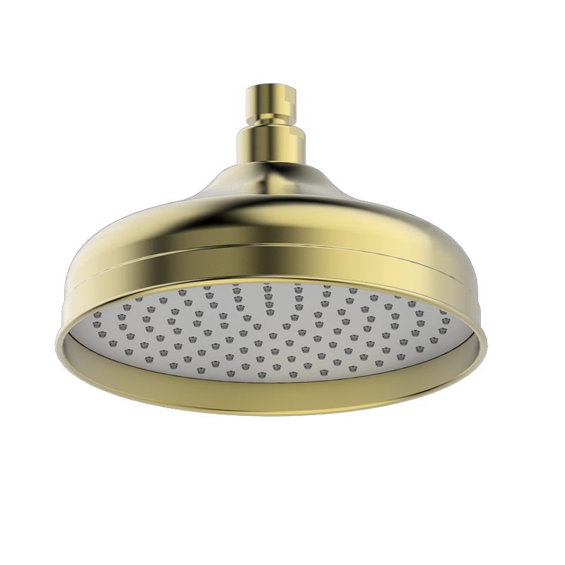 Classic Shower Head Brushed Brass Maestro