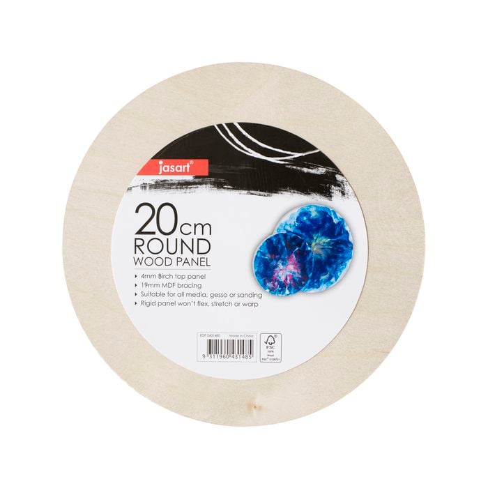 Jasart 20cm Round Artist Panel